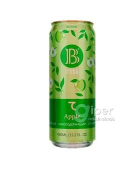 Alkogolsyz gazlandyrylan içgi Be Fresh "Apple" 450 ml
