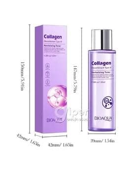 Ýüz üçin toner Bioaqua "Collagen" dikeldiji, 130 ml