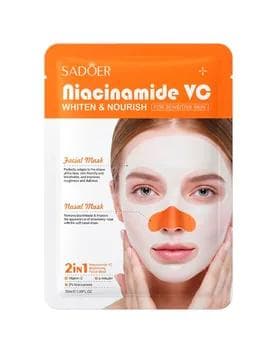 Ýüz üçin maska Sadoer "Niacinamide VC", 30 gr