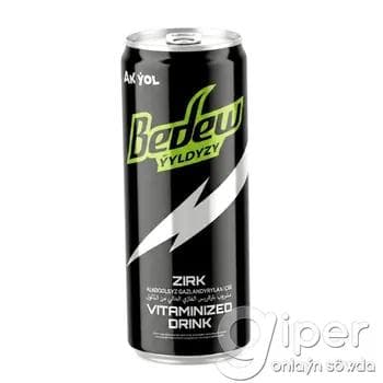 Zirk tagamly witaminleşdirilen gazlandyrylan içgi Ak Ýol "Bedew Ýyldyzy" 330 ml