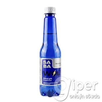 Witaminleşdirilen gazlandyrylan içgi Saba Wolt "Crystal Blue" 400 ml