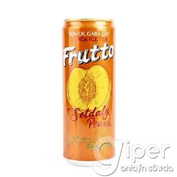 Sowuk gara çaý şetdaly tagamly Frutto "Peach" 330 ml