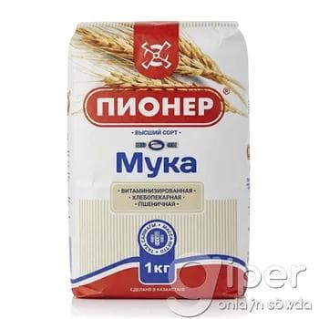 Ýokary hilli bugdaý uny "Пионер" 1 kg
