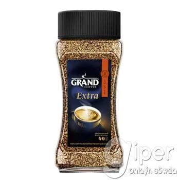 Grand Coffee "Extra" 100% tebigy çalt erýän kofe, sublimirlenen 175 gr