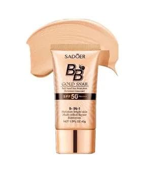 BB tonal krem Sadoer SPF 50+++ "Golden Snail" 9in1 40 gr