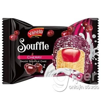 Ülje sously sufle keksi  Vanelli "Cherry Souffle" 40 gr