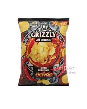 Ýeralmadan çipsy "GRIZZLY" ajy, 55 gr