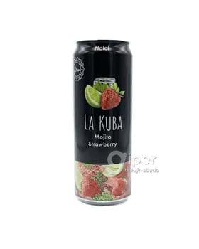 Alkogolsyz gazlandyrylan içgi Mojito "LA KUBA" strawberry, 450 ml