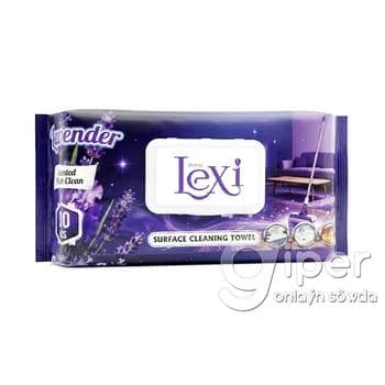 Çygly salfetkalar ýer we mebel üçin lawanda ysly "Lexi" 100 sany