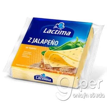 Dilimlenen eredilen peýnir halalapeno burçly "Lactima" (8 dilim) 130 gr