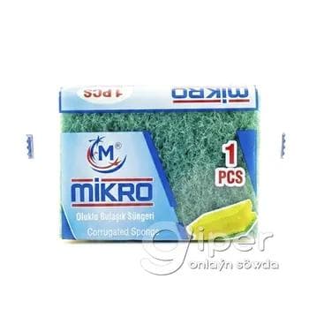 Gap-gaç ýuwmak üçin gubka "MIKRO" 1 sany (kiçi)
