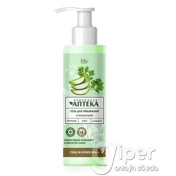 Ýüz ýuwmak üçin gel Природная Aптекa "Очищающий"  Petruşka+Aloe+Witamin C 190 ml