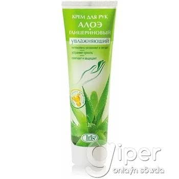 Крем для рук увлажняющий Iris Cosmetic "Алоэ Глицериновый" 100 мл