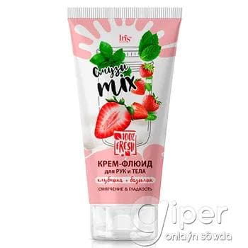El we beden krem-flýuidi ýertudana we reýhan Iris Cosmetic "Смузи mix" 180 ml