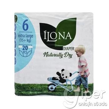 Çaga arlygy İLONA 15+ kg "6 Extra Large" 20 sany (utuşly)