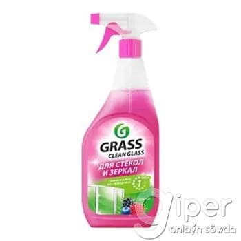 Aýna arassamak üçin spreý 2-si 1-de GRASS "CLEAN GLASS" 600 ml (tokaý miweleri)