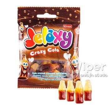 Çeýnelýän marmelad kola tagamly Elvan "Jelaxy-Crazy Cola" 70 gr
