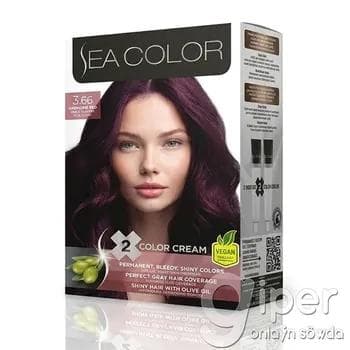 Sea Color "3.66 Баклажаново-красный" Saç boyagy