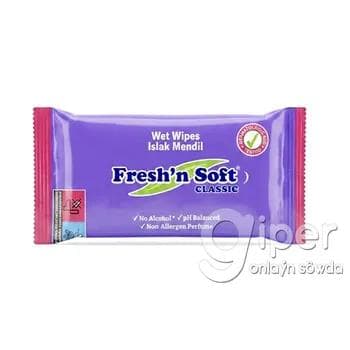 Çygly salfetkalar Fresh'n Soft "Classic" 15 sany (mini)