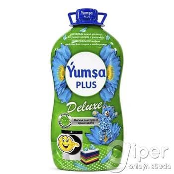 Geýim üçin ýumşadyjy konsentrat we kir ýuwujy gel Ýumşa "Deluxe" 5 kg