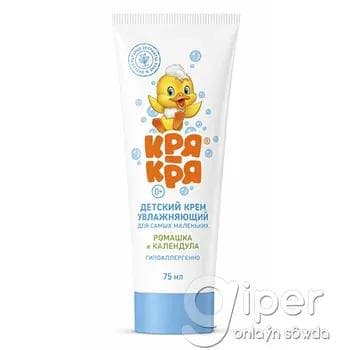 Çagalar üçin çyglandyryjy krem Кря-Кря "Ромашка и Календула" 75 ml