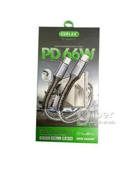Maglumat geçiriji kabel TYPE- C GERLAX PD 66W