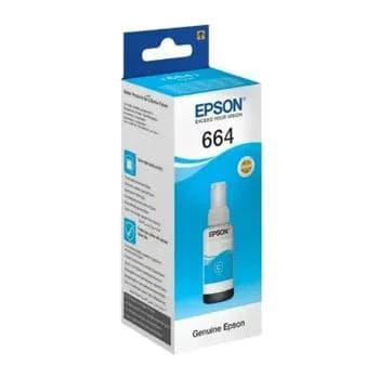 Чернила Epson "664" (Cyan - синий), 70 мл
