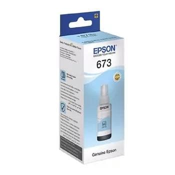 Чернила Epson "673" (Light Cyan - светло синий), 70 мл