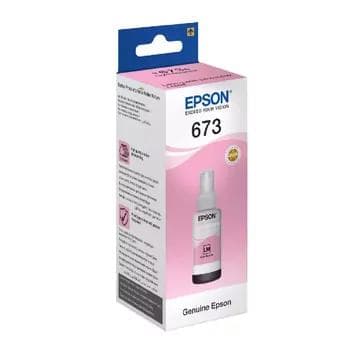 Чернила Epson "673" (Light Magenta - cветло пурпурный), 70 мл