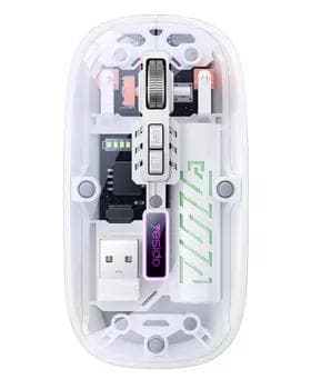 Мышь Yesido KB29 Ergonomic (White-Transparent)