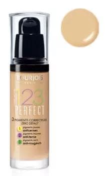 Ýüz reňkini sazlaýjy krem Bourjois 1,2,3 Perfect, SPF 10, №51 - açyk wanil, 30 ml