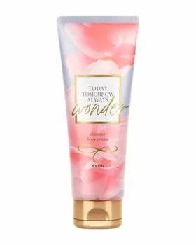 Beden üçin Parfýumirlenen velvet body cream AVON "TODAY TOMORROW ALWAYS Wonder", 125 ml