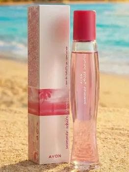 AVON Summer White Hawaii Eau de Toilette zenanlar üçin, 50 ml