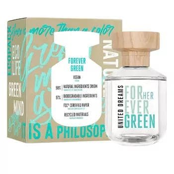BENETTON UNITED DREAMS FOREVER GREEN FOR HER (W) EDT 80 ml ES, zenanlar üçin