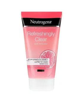 Neutrogena Refreshingly Clear Daily Exfoliator скраб для лица с розовым грейпфрутом и витамином С, 150 мл