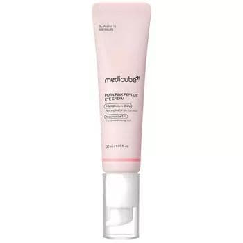 Осветляющий крем для век с ПДРН и пептидами medicube PDRN Pink Peptide Eye Cream 30 мл