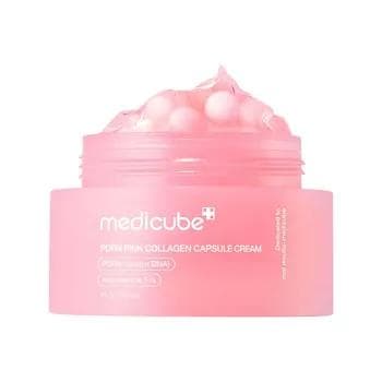 Укрепляющий капсульный крем с ПДРН и пептидами medicube PDRN Pink Collagen Capsule Cream 55 гр