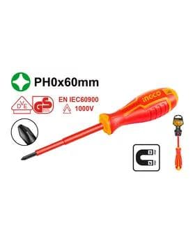 Atwertka Cr-V izolyasiyaly (+) PH0*60mm (144)