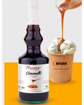 Içgiler we kofe üçin sirop - "Vincenzi" Karamel 700ml