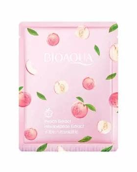 Bioaqua  -şetdaly ýüz nemlendiriji maskasy  25g