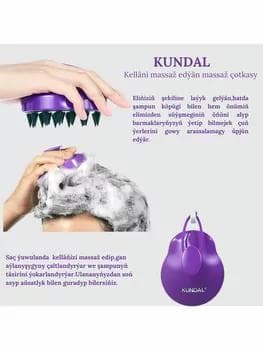 Массажная расческа SCALP MASSAGE SHAMPOO BRUSH KUNDAL (1EA)