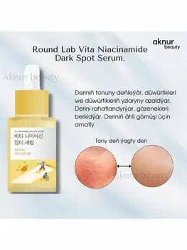 Осветляющая капсульная сыворотка с ниацинамидом Round Lab Vita Niacinamide Dark Spot Serum