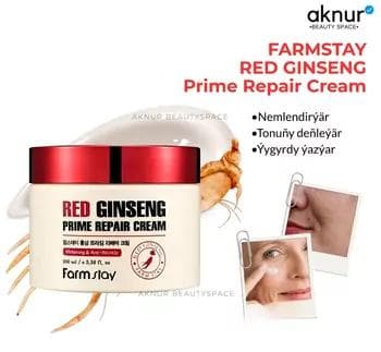 Крем для лица Farmstay Whitening and Anti-Wrinkle Ginseng 100 мл