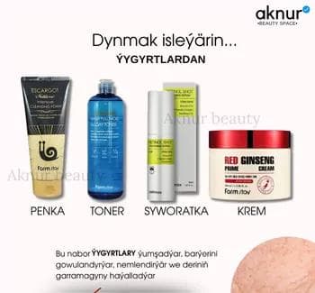 Ýüzdäki ýygyrtlary aýyrmak üçin nabor