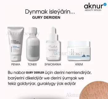 Gury ýüzler üçin nabor