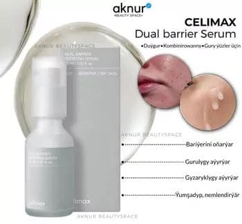 Celimax syworotka kombinirowanny, gury we duýgur ýüzler üçin gurulygy we gyzaryklygy aýyrýar bariýerini dikeldýär ýumşadyp nemlendirýär 30 ml (ORIGINAL)