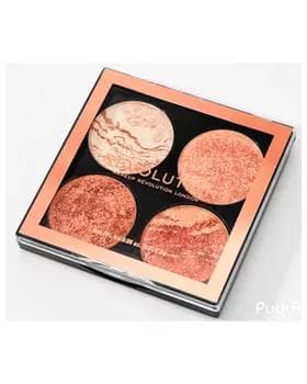 Haýlaýter 4si 1de - Makeup Revolution Cheek Kit (ORIGINAL)