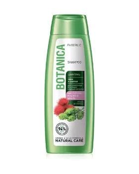 Şampun Faberlic Botanica "Сила и энергия" gowşak we düşýän saçlar üçin, 1317, 400 ml