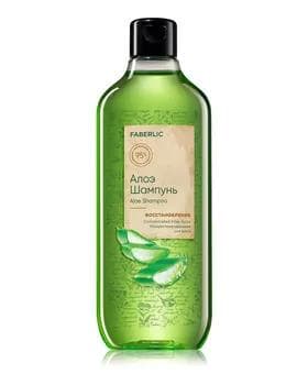 Şampun Faberlic Aloe "Восстановление" ähli görnüşli saçlar üçin 2915, 380 ml