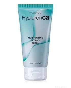 Nemlendiriji ýüz üçin gündizki krem Faberlic HyaluronCa 2817, 50 ml